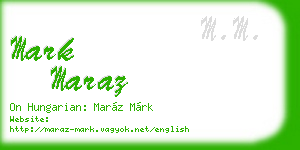 mark maraz business card